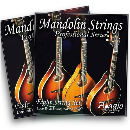 Packs mandolin strings with - 2,