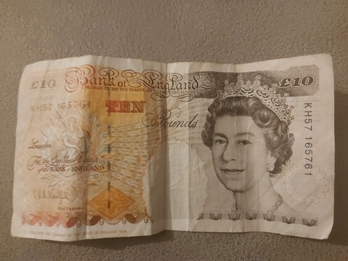 Ten pound bank of england - £10,