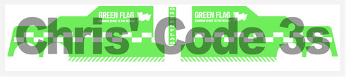 Code green flag - 1/76, 3