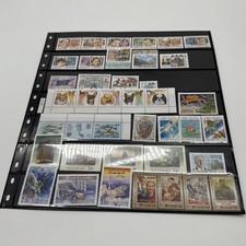 2000-2001 Selection of Russian Stamps On Front And Reverse of Display Sheet 