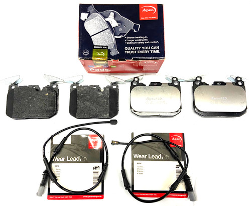 Apec front brake pad set - brake,