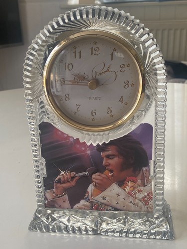 Rare elvis solid glass mantle - elvis,