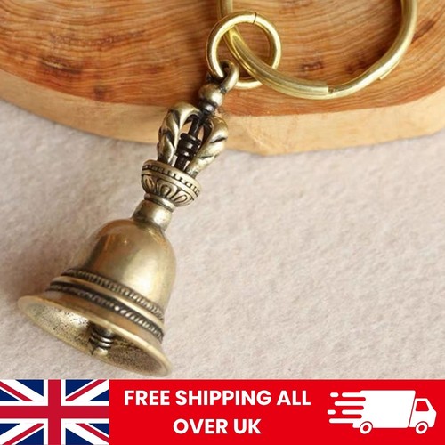 Brass handle loud hand bell - handle,