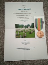 WW1 Victory Medal J Ashton