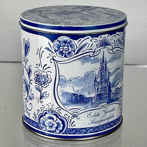 Dutch stroopwafels tin - dutch, empty