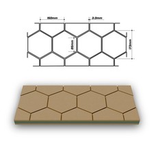 Hexagon Large Wall Panels 3D