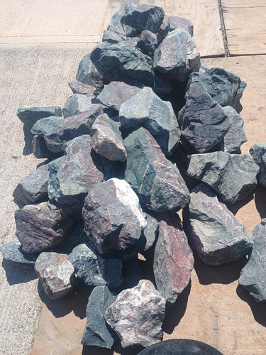Large heap granite garden - granite,