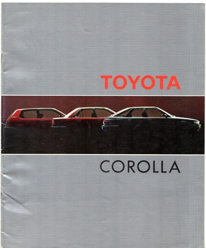 Toyota corolla 1987 - 1987-1988, uk