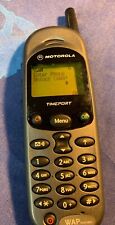 Motorola Timeport Vintage GSM Mobile Phone - Requires code - Battery dead