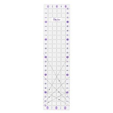 The Quilted Bear Transparent Acrylic Non Slip Quilting/Patchwork Rulers