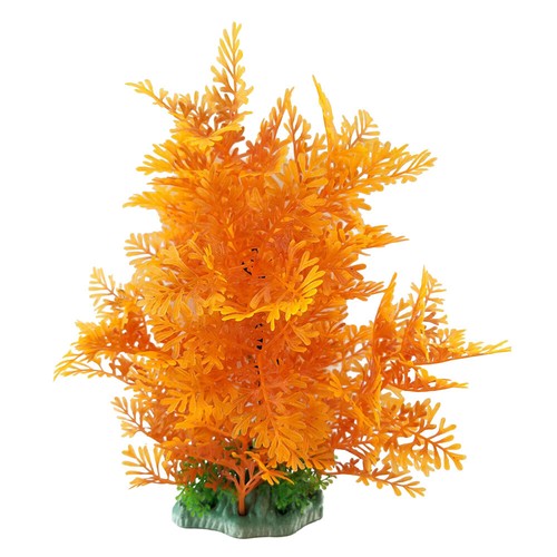 Swell orange fern - orange, artificial