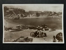 The Sands Cullercoats Tyne & Wear Northumberland Real Photo Postcard P50