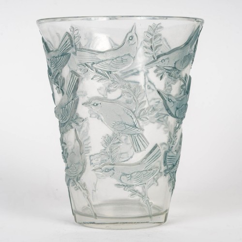 Art deco vase grives glass - art,