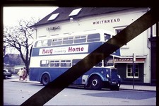 Original 35mm bus slide Midland Red   ex Stratford Blue #20 TNX454  16/3/71