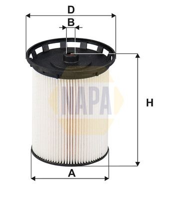 Napa nff2228 fuel - napa, 92mm