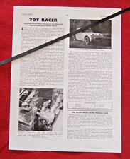 AUSTIN HEALEY SEBRING SPRITE 5983AC SHORROCK 1959 ORIGINAL VINTAGE TEST ARTICLE