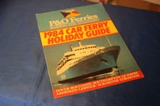 1984 P&O Ferries Raising the Standard Timetable & Fares