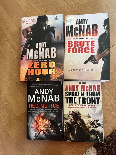 Signed andy mcnab - mcnab, book