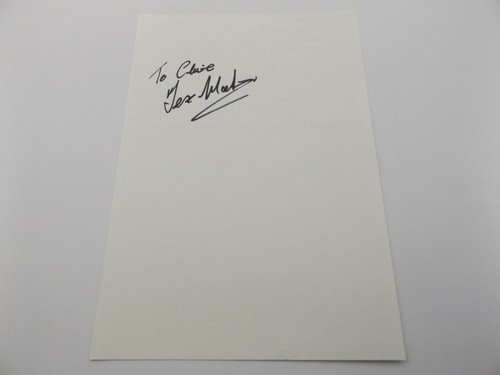 Hand signed 5 - 8", x