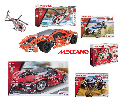 Meccano construction toy - meccano,