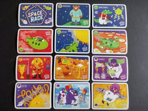 Yoyo bear cards - cards, space