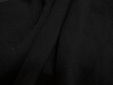 Black Thin Soft Goatskin suede