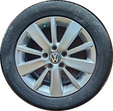 1x PRE-OWNED VW GOLF MK6 5K0601025S ALLOY WHEEL 6.5JX16H2 ET50 with 205 55 16