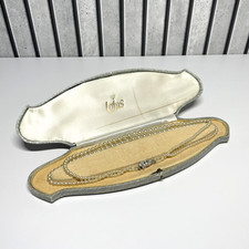 LOTUS Simulated Pearl Double Row Necklace in Original Box - Used / Vintage