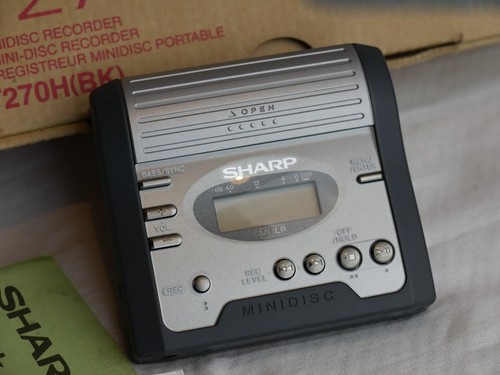 Sharp mt270h minidisc - minidisc, mdlp