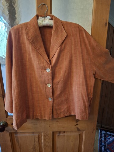 Vintage oska orange linen - vintage,