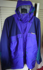 Vintage 1990's  Berghaus Aguafoil hooded rain jacket size large