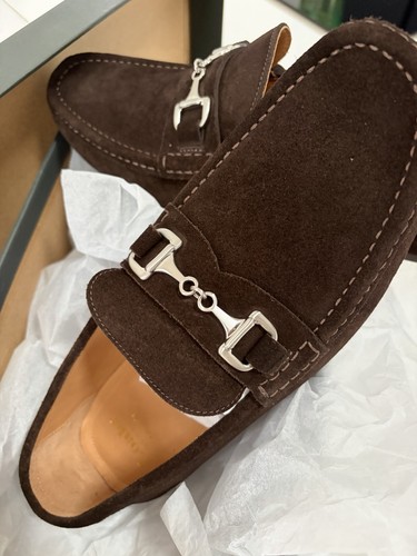 Loake brown suede - suede, driver