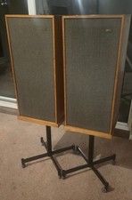 Pair of Spendor BC 1 vintage speakers, with stands