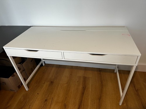 Ikea alex desk white - desk, 132x58cm