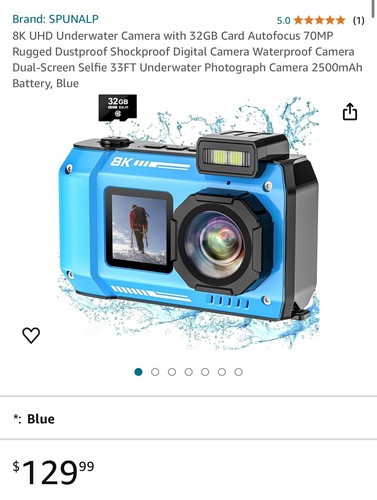 Upgraded 70mp underwater - 8k,