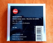 Original Leica M Body Cap Case