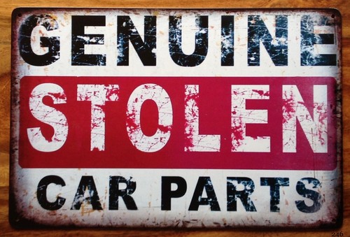 Genuine stolen parts - genuine,