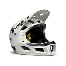 Full Face Helmet Parachute MCR MIPS White Iridescent Matte MET Bike