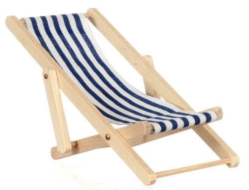 Dolls house blue stripe - house,