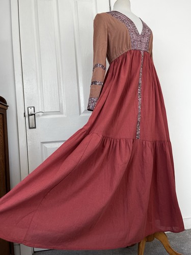 Vintage 70s style maxi dress - maxi,