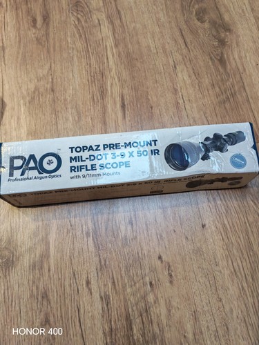 Pao illuminated mil dot - pao®, mil-dot