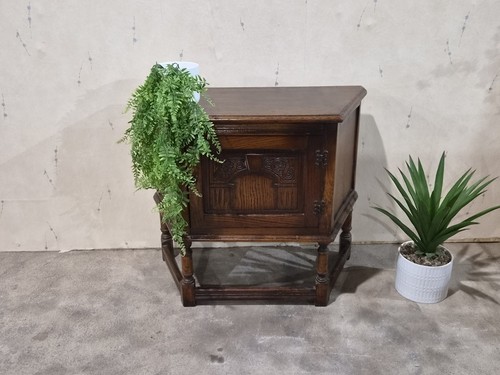 Vintage oak pot cupboard - vintage,