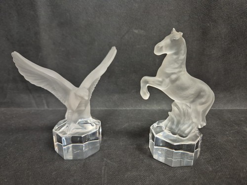 Goebels glass eagle horse - eagle,
