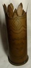 WW1 TRENCH ART SHELL CASE