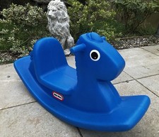 Little Tikes Rocking Horse - Blue- Clean & Ready For Use