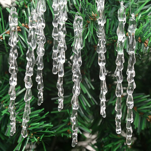 Icicle ornaments pcs - ornaments,