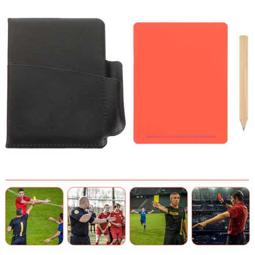 Complete referee set with - set, red