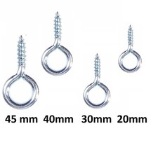 HEAVY DUTY SCREW IN EYE HOOKS