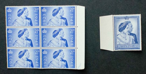 1948 silver wedding mnh - 1948,
