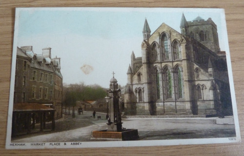 Hexham market place abbey - &,
